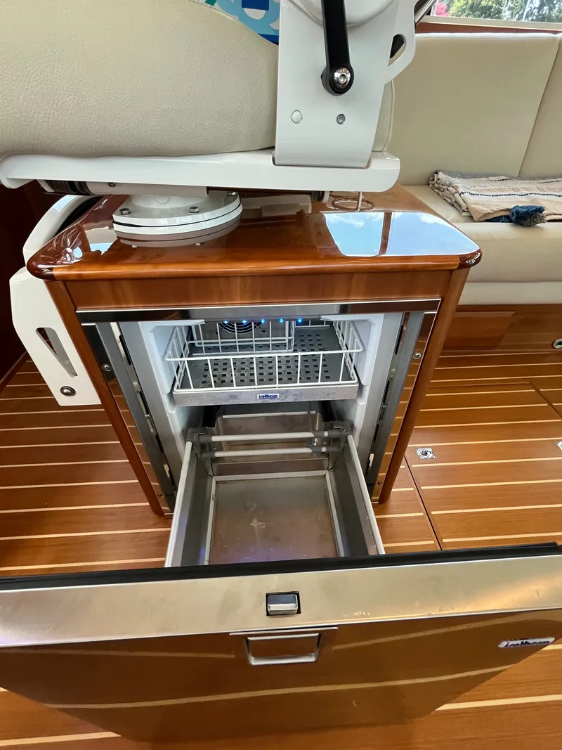 Slide: The Image of 2018 Sabre 48 "Legasea" Freezer Under Helm Seats - 24