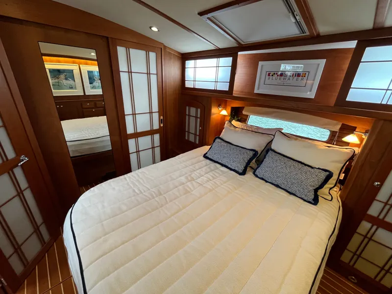 Slide: The Image of 2018 Sabre 48 "Legasea" Master Stateroom w/Mirrored Head Door - 42