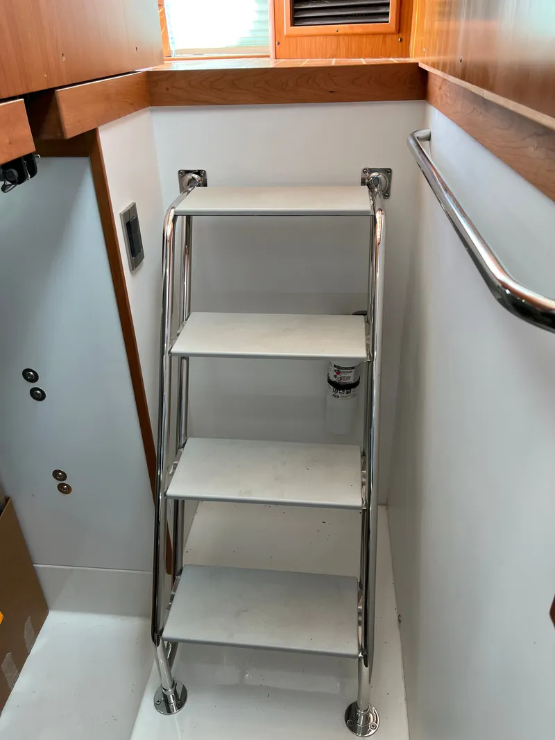 Slide: The Image of 2018 Sabre 48 "Legasea" Steps to 3rd Stateroom - 53