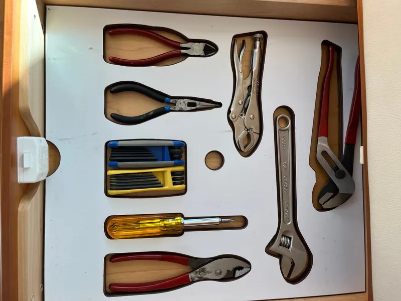 Slide: The Image of 2018 Sabre 48 "Legasea" Tool Drawer - 65