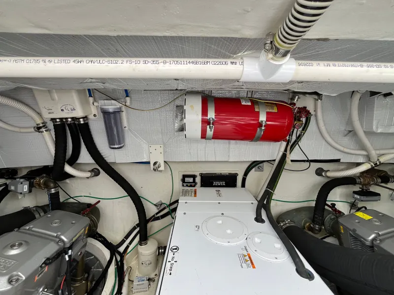 Slide: The Image of 2018 Sabre 48 "Legasea" Engine Room - 72