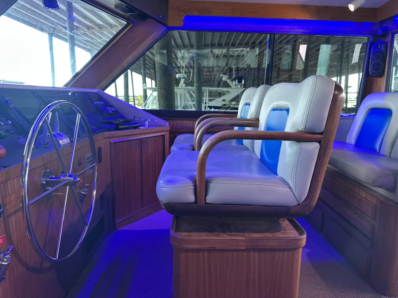 Slide: The Image of Hatteras Enclosed Bridge Sportfish 1988 - 105