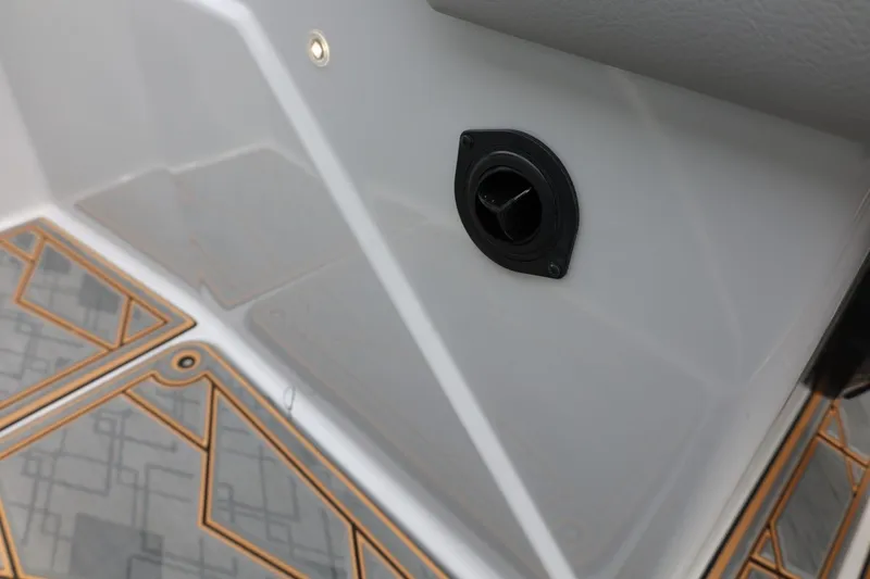 Slide: The Image of Interior detail of 2025 Tigé Z3 boat, featuring sleek design and modern flooring. - 40