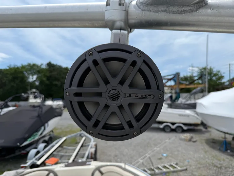 Slide: The Image of Outdoor JL Audio speaker on a 2014 Yamaha Boats 242 Limited S. - 21