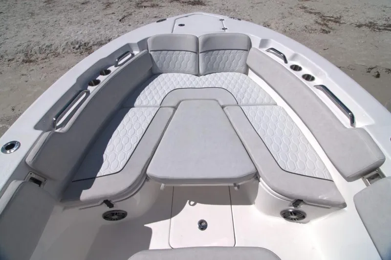 Slide: The Image of Manufacturer Provided Image: 2023 Sea Fox 248 Commander boat with spacious seating and modern design. - 5