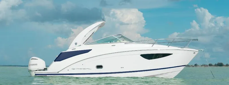 The Image of Regal 26 XO 2026 boat on calm water under clear sky. - 0