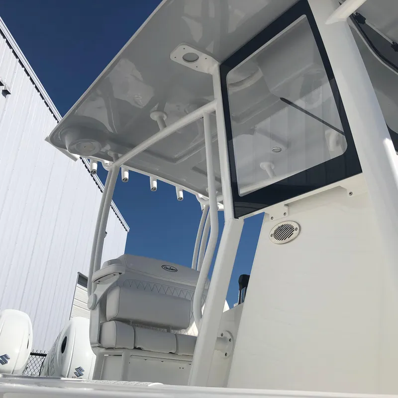Slide: The Image of 2026 Pair Customs 24 Center Console DV boat, featuring sleek design and modern amenities. - 15