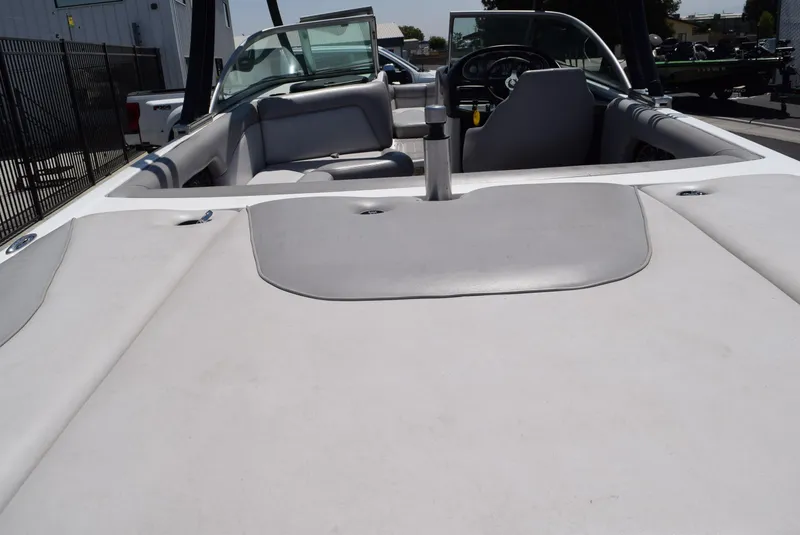Slide: The Image of 2008 Centurion Elite V C4 Air Warrior boat interior with seating and steering wheel. - 10