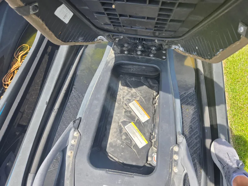 Slide: The Image of Open storage compartment of a 2016 Sea-Doo GTX Limited iS 260 watercraft. - 11