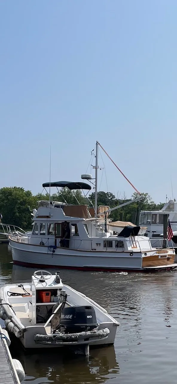 Slide: The Image of Grand Banks Heritage Trawler 1989 - 2