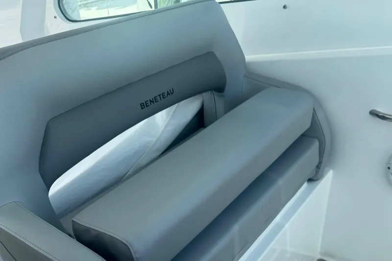 Slide: The Image of 2023 Beneteau Gran Turismo 32 interior seating detail. - 19