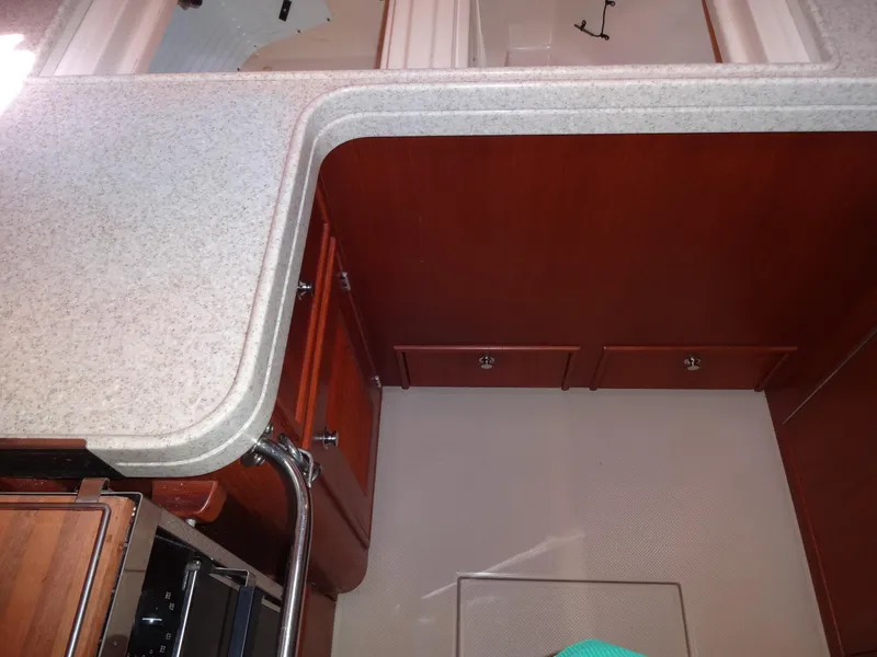 Slide: The Image of Galley sole looking at large freezer & refrigerator - 8