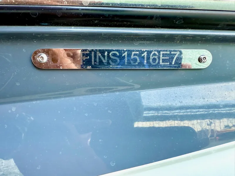 Slide: The Image of 2017 Centurion Ri237 boat hull identification number plate. - 34