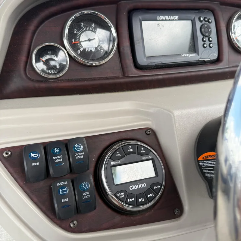 Slide: The Image of Dashboard of 2022 Berkshire 24RFC LE 2.75 with gauges and controls. - 15