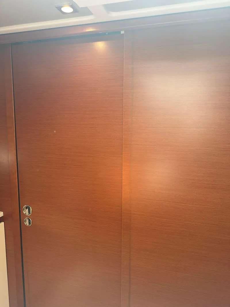 Slide: The Image of Wooden interior door of 2016 Jeanneau Leader 36 yacht. - 47