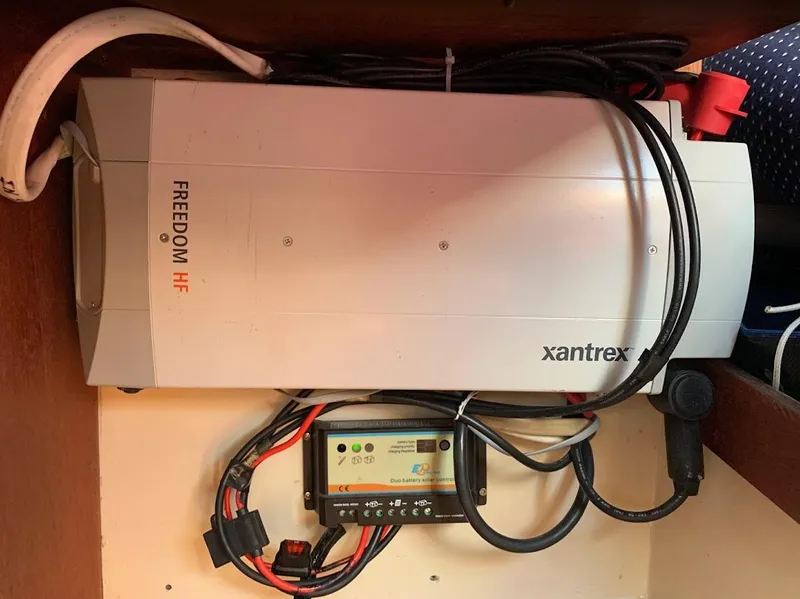 Slide: The Image of Xantrex Freedom HF inverter installed in a 1984 Catalina 38 sailboat. - 31