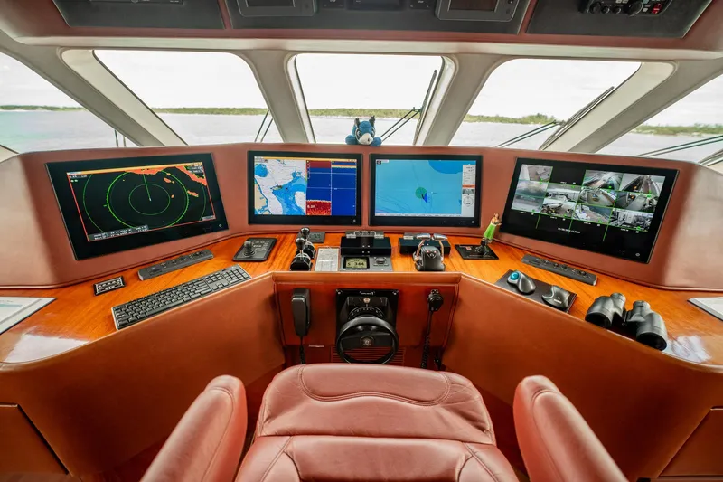 Slide: The Image of Cheoy Lee 145 Global Series Long Range Tri Deck 1996 - 83