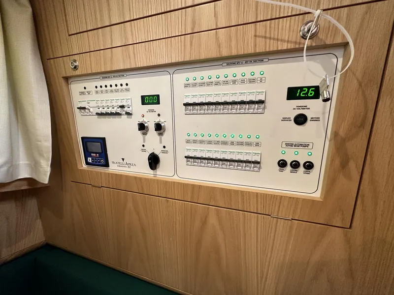 Slide: The Image of Electrical control panel of 2023 Fratelli Aprea Sorrento Cabinatto 32 boat. - 24