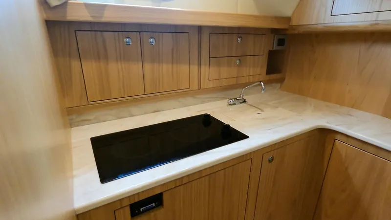 Slide: The Image of Modern kitchen area in 2023 Fratelli Aprea Sorrento Cabinatto 32 boat. - 28