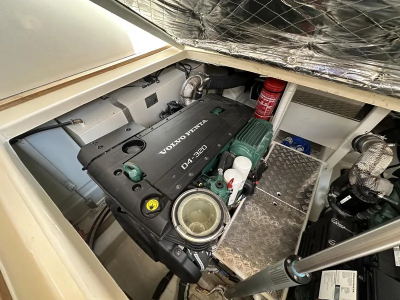Slide: The Image of Engine compartment of 2023 Fratelli Aprea Sorrento Cabinatto 32 with Volvo Penta D4-320. - 33