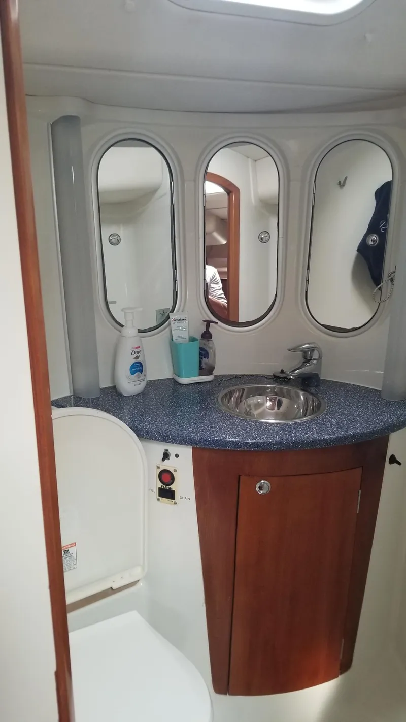 Slide: The Image of Raymarine HybridTouch display on CNB 64 yacht, 2003 model. - 22