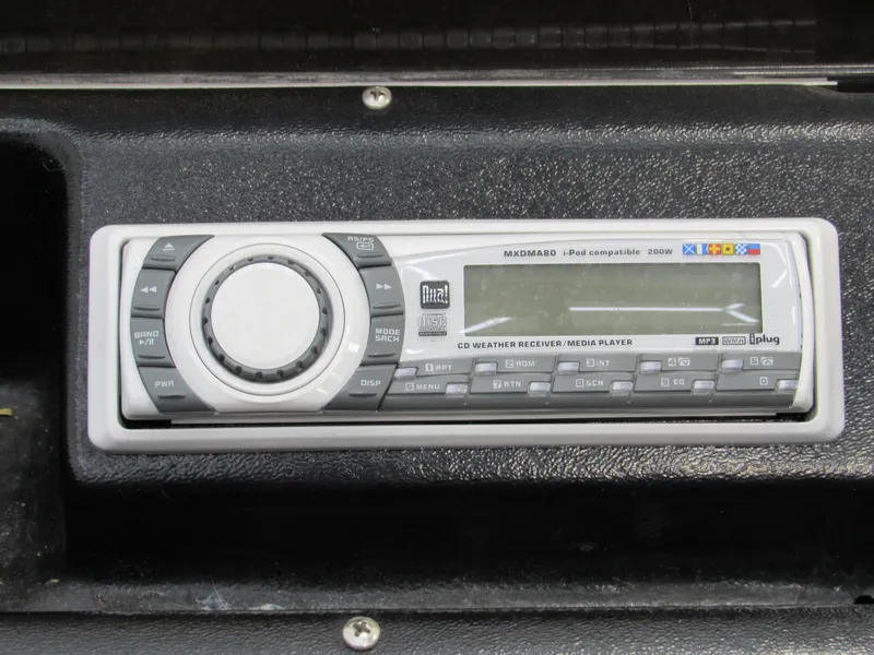 Slide: The Image of 1993 Hydrodyne Comp boat stereo system, iPod compatible, CD weather receiver, media player. - 12
