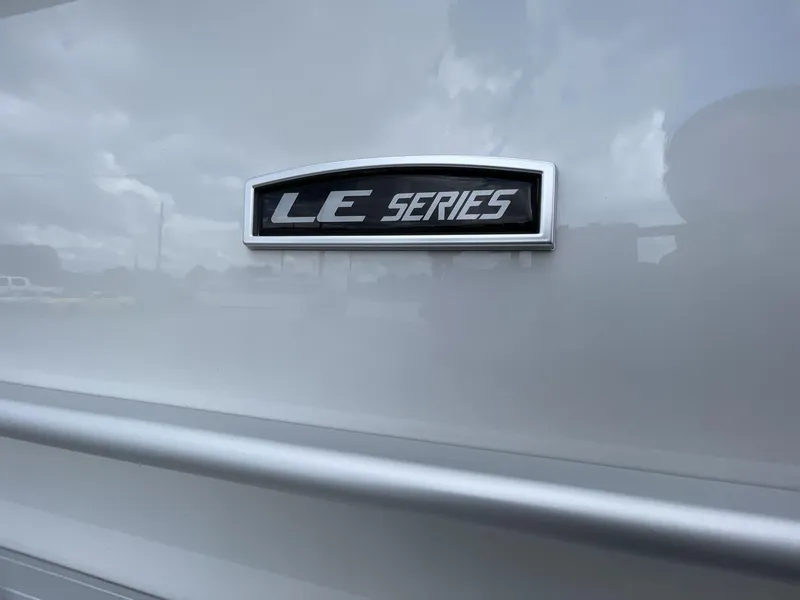 Slide: The Image of 2025 South Bay 222RSLE LE Series badge on a sleek, reflective surface. - 8