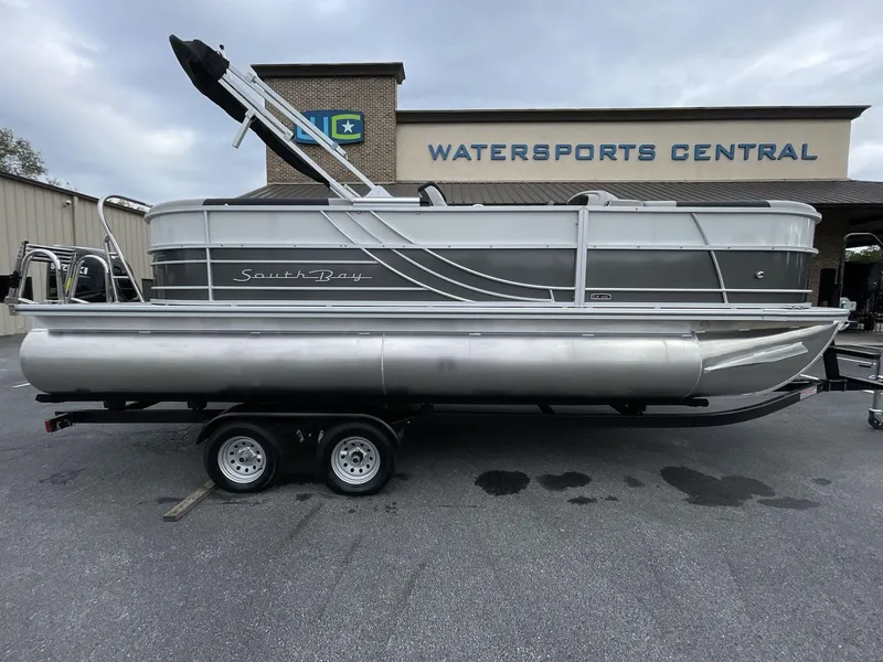 Slide: The Image of 2025 South Bay 222 RSLE pontoon boat at Watersports Central dealership. - 9