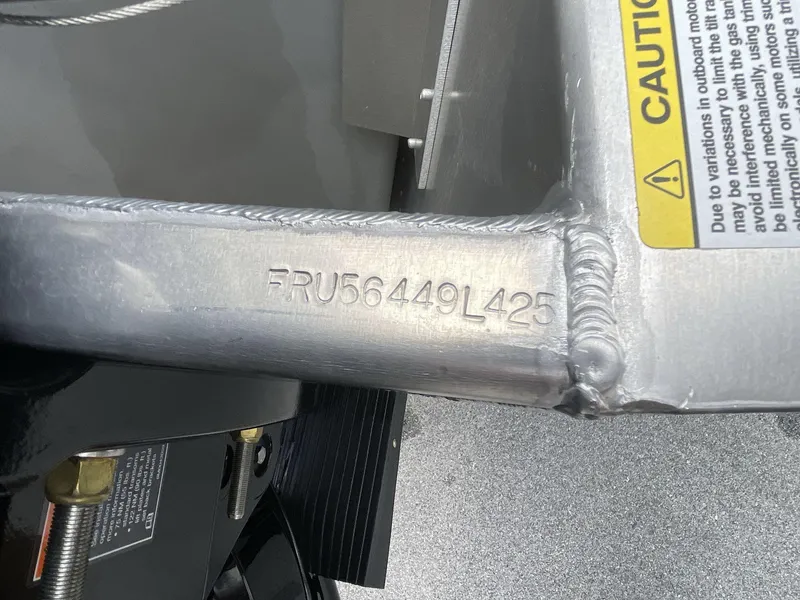 Slide: The Image of Close-up of South Bay 224RSLE 2025 model with serial number FRU56449L425. - 23