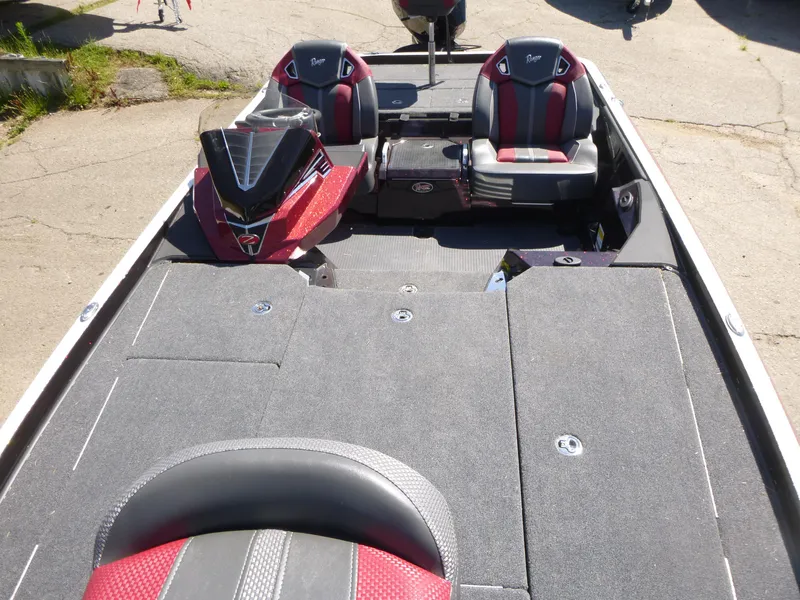 Slide: The Image of 2024 Ranger Z521R Ranger Cup Equipped boat interior with dual seats and spacious deck. - 8