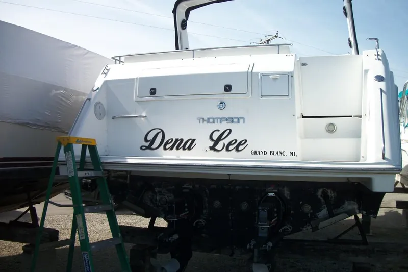 Slide: The Image of 2001 Thompson 3400 Santa Cruz boat named "Dena Lee" in Grand Blanc, MI. - 3