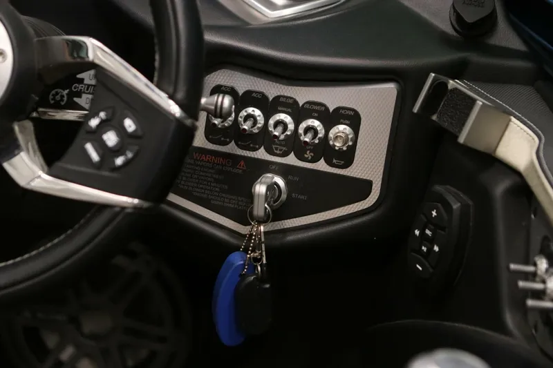 Slide: The Image of 2018 Supra SR400 dashboard with steering wheel and control panel close-up. - 39