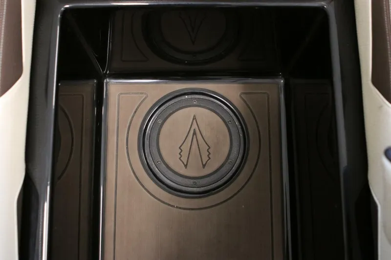 Slide: The Image of 2018 Supra SR400 interior compartment with custom emblem design. - 58