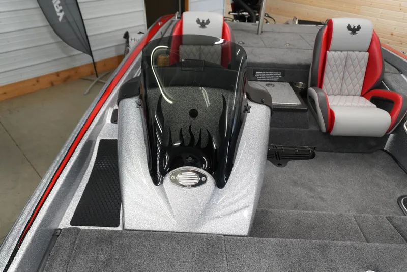 Slide: The Image of 2026 Phoenix 721 ZXL boat interior with sleek design and comfortable seating. - 17