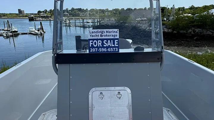 Slide: The Image of Custom T-33 PATROL boat for sale at marina, 2022 model, contact 207-596-6573. - 8