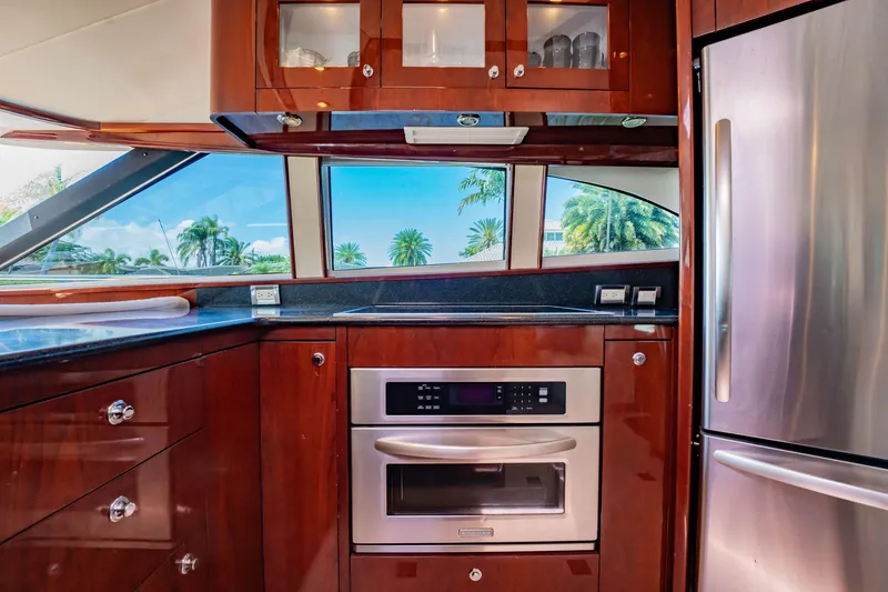 Slide: The Image of Luxurious kitchen interior of 2012 Neptunus 62 Flybridge yacht with modern appliances. - 42