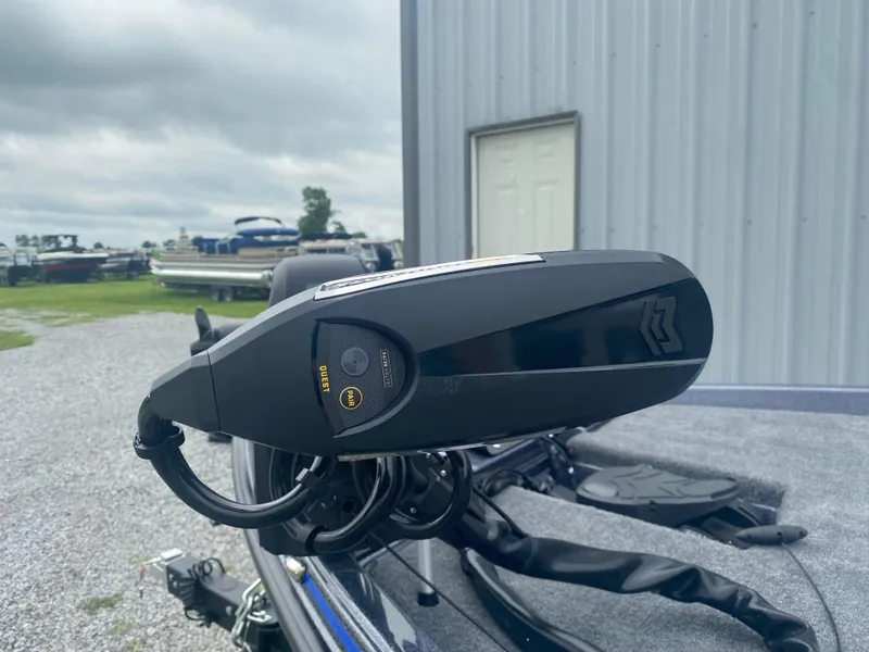 Slide: The Image of Close-up of a 2026 Phoenix 721 ZXL boat component, outdoors near other boats. - 5