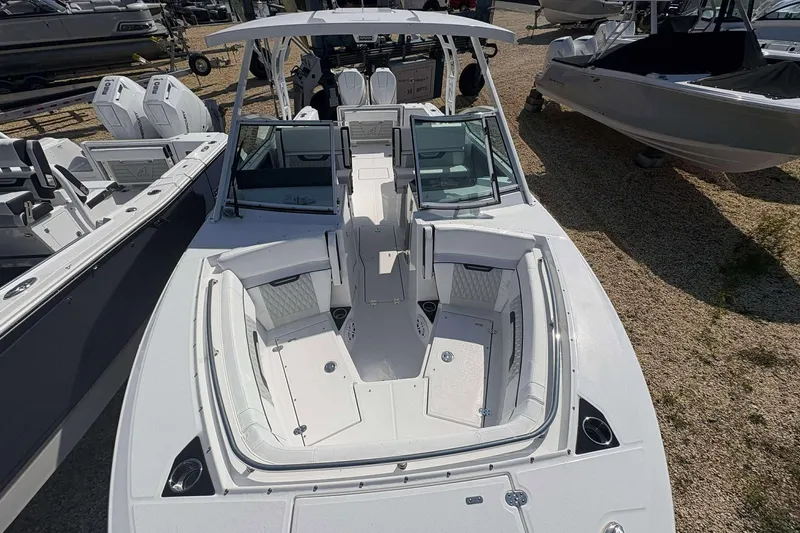 Slide: The Image of 2026 Blackfin 272 DC boat with spacious seating and modern design. - 5