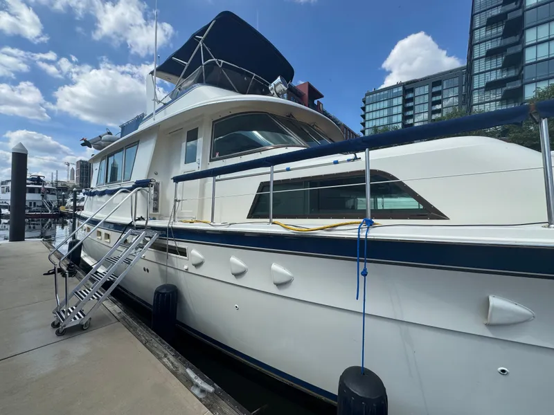 Slide: The Image of Hatteras 53 Extended Deck 1985 - 15