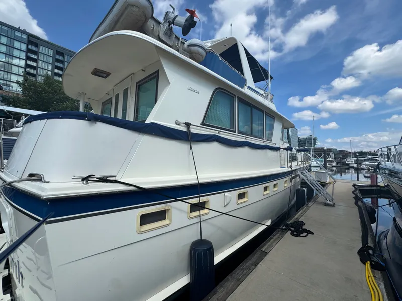 Slide: The Image of Hatteras 53 Extended Deck 1985 - 17