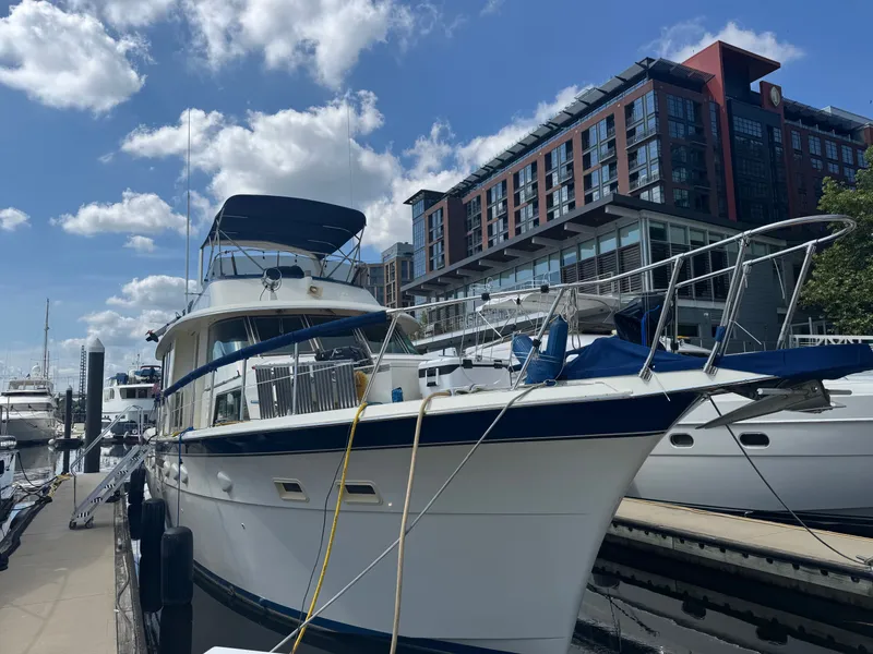 Slide: The Image of Hatteras 53 Extended Deck 1985 - 2