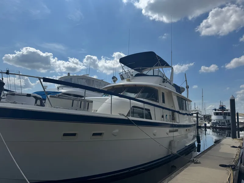 Slide: The Image of Hatteras 53 Extended Deck 1985 - 6