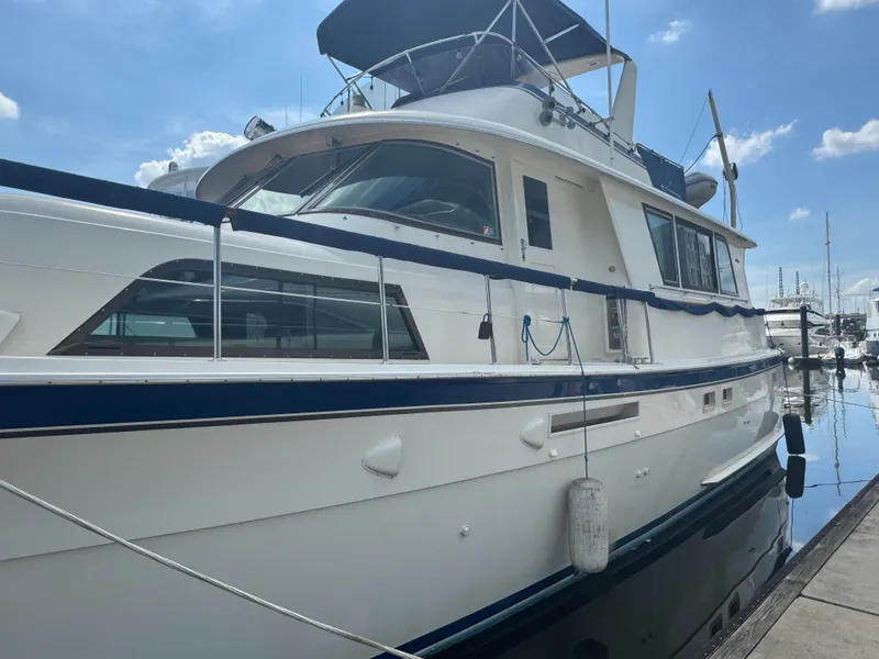 Slide: The Image of Hatteras 53 Extended Deck 1985 - 7