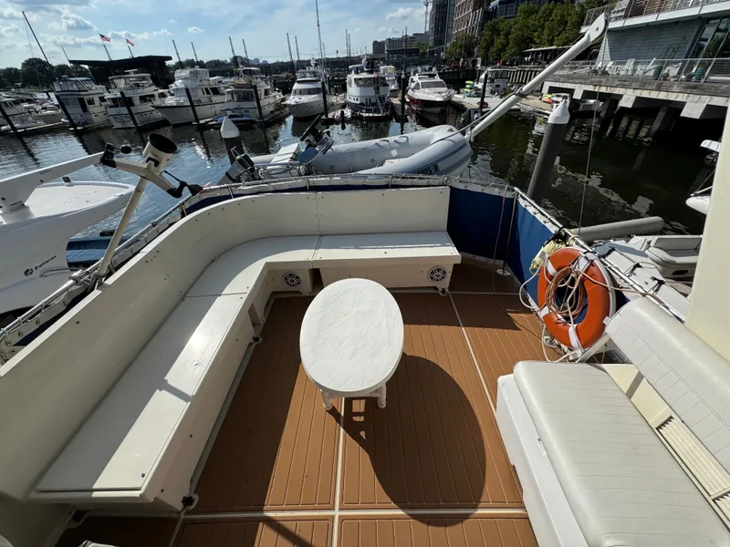 Slide: The Image of Hatteras 53 Extended Deck 1985 - 88