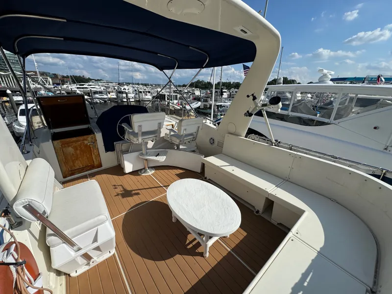 Slide: The Image of Hatteras 53 Extended Deck 1985 - 90