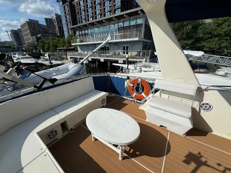 Slide: The Image of Hatteras 53 Extended Deck 1985 - 91