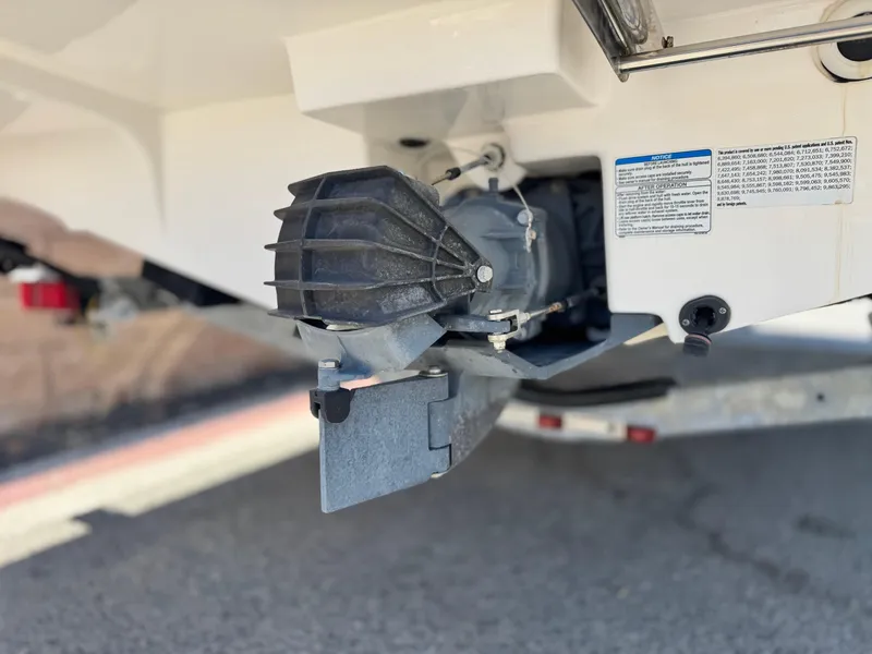 Slide: The Image of 2020 Yamaha Boats AR195 jet propulsion system close-up. - 8