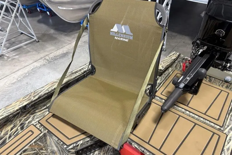 Slide: The Image of Millennium Marine seat on 2026 Tracker Grizzly 1650 T Prairie Wings Edition boat. - 17