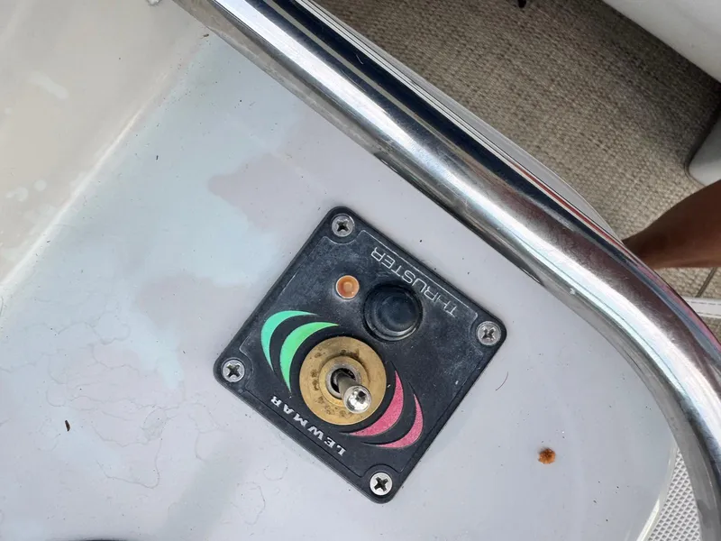 Slide: The Image of Control panel on a 2008 Formula 34 PC boat with Lewmar thruster. - 33