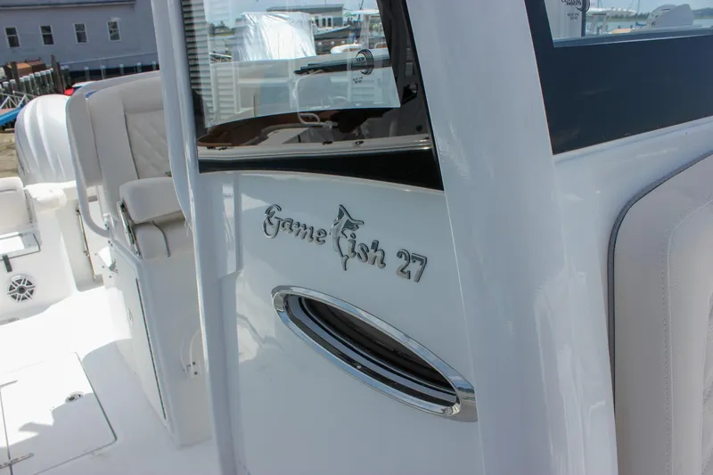 Slide: The Image of 2026 Sea Hunt Gamefish 27 Forward Seating boat interior detail. - 37